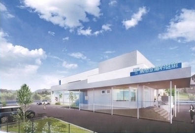 新医院 外観イメージ（パース図）