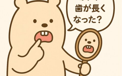 あれ？歯が長くなってきた！？